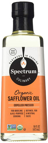 SPECTRUM NATURALS: Organic Safflower Oil High Heat, 16 oz