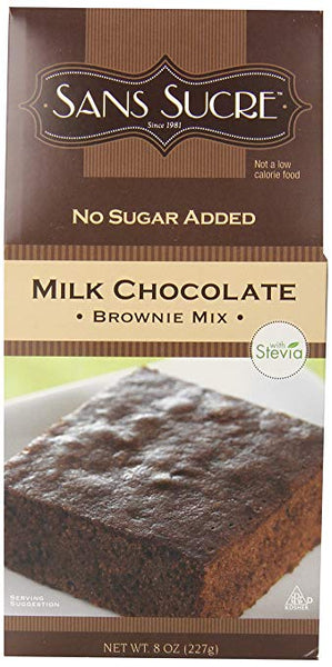 SANS SUCRE: Mix Brownie Chocolate Milk, 8 oz