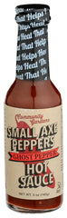 SMALL AXE PEPPERS: Sauce Hot Ghost Pepper, 5 oz