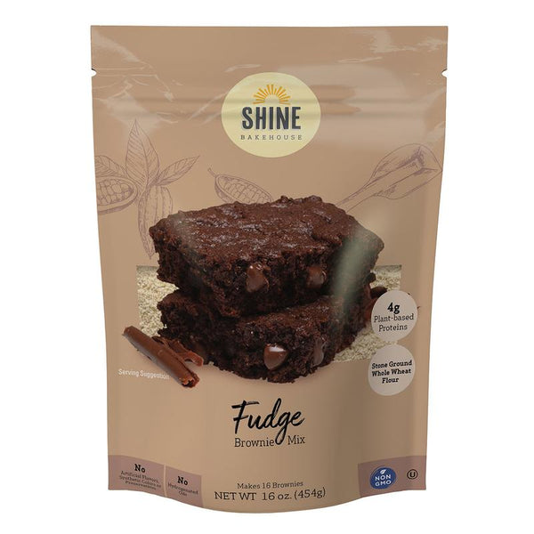 SHINE BAKEHOUSE: Brownie Mix Fudge, 16 oz