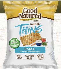 GOOD NATURED: Crisps Veggie Ranch, 6 oz