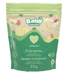 BABY GOURMET: Melts Fruity Greens, 0.81 oz