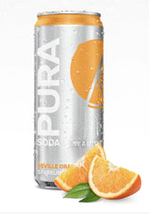 PURA SODA: Soda Seville Orange 4Pk, 40.4 fo