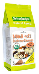 SEITENBACHER: Organic Musli Cashew Almonds #21, 16 oz