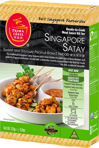 PRIMA TASTE: Singapore Satay, 9.7 oz