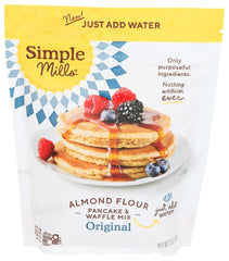 SIMPLE MILLS: Mix Pancake And Waffle Almond Flour, 12 oz