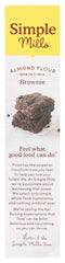 SIMPLE MILLS: Brownie Mix, 12.9 oz