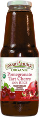 SMART JUICE: 100% Juice Organic Pomegranate Tart Cherry, 33.8 oz