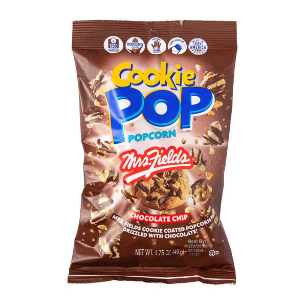 COOKIE POP POPCORN: Chocolate Chip Popcorn, 1.75 oz