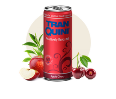 TRANQUINI: Apple Cherry Sparkling Beverage, 12 oz