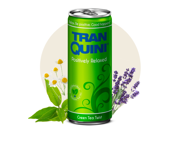 TRANQUINI: Sparkling Green Tea Beverage, 12 oz