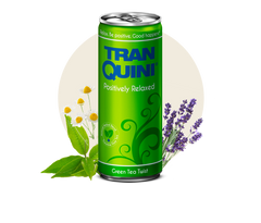 TRANQUINI: Sparkling Green Tea Beverage, 12 oz