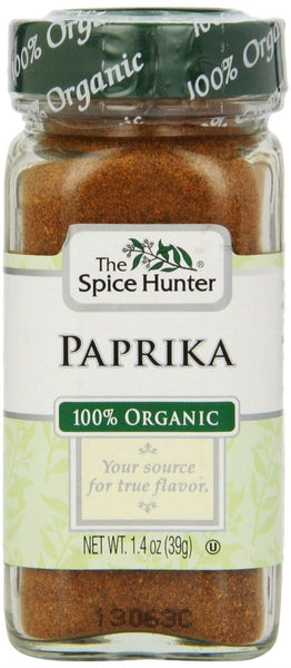 SPICE HUNTER: 100% Organic Ground Paprika, 1.4 oz