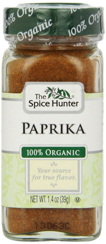 SPICE HUNTER: 100% Organic Ground Paprika, 1.4 oz