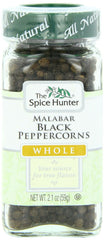 THE SPICE HUNTER: Malabar Black Peppercorns Whole, 2.1 oz