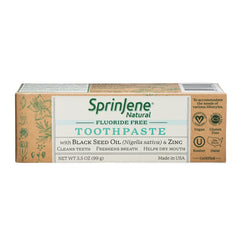 SPRINJENE: Fluoride Free Toothpaste, 3.5 oz
