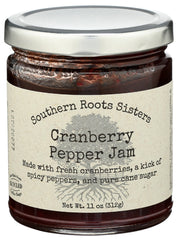 SOUTHERN ROOTS SISTERS: Jam Cranberry Pepper, 11 oz