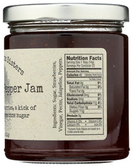 SOUTHERN ROOTS SISTERS: Jam Strawberry Pepper, 11 oz