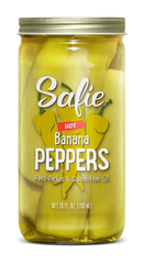 SAFIE: Hot Banana Peppers, 26 oz