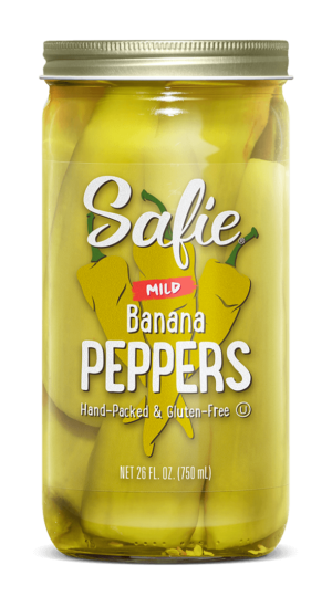 SAFIE: Mild Banana Peppers, 26 oz