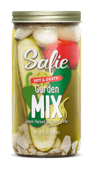 SAFIE: Pickles Hot & Zesty Garden Mix, 26 oz