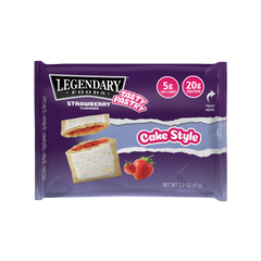 LEGENDARY FOODS: Pastry Strawberry, 2.2 oz