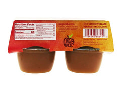 VERMONT VILLAGE CANNERY: Organic Apple Sauce with Strawberries & Bananas Cups, 16 oz