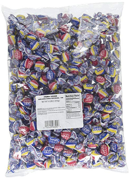 SUPER BUBBLE: Bubble Gum Original Pack Mix, 4 lb