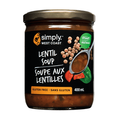 SIMPLY WEST COAST SEAFOOD: Lentil Soup, 400 ml