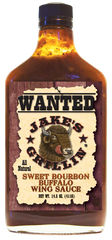 JAKES GRILLIN: Sweet Bourbon Wing Sauce, 14.5 oz