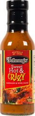 JOHNNYS FINE FOODS: Marinade Crazy Sweet & Hot, 12 oz