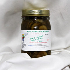 THE REAL DEAL DILL PICKLES: Mild Sweet Pickles Dill, 16 fo