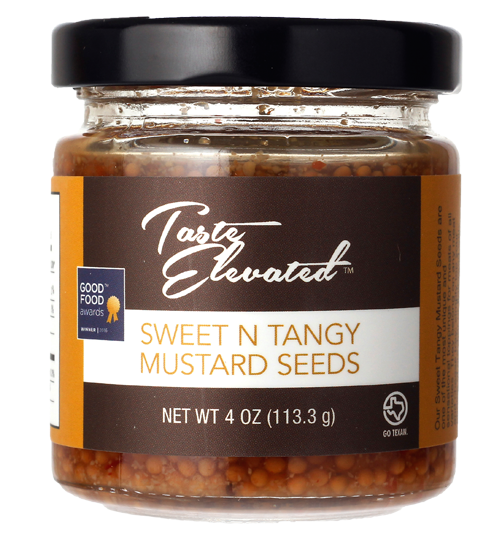 TASTE ELEVATED: Mustard Seeds Sweet N Tangy, 4 oz