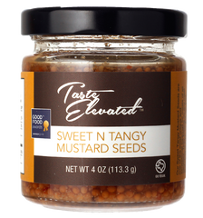 TASTE ELEVATED: Mustard Seeds Sweet N Tangy, 4 oz