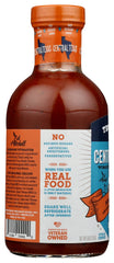 TRUE FOODS: Sauce Bbq Central Texas No Sugar, 18 oz