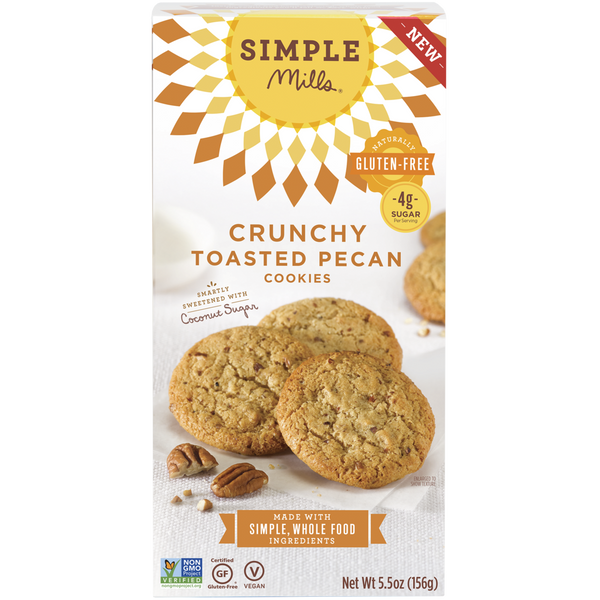 SIMPLE MILLS: COOKIES CRNCHY TSTD PECAN (5.500 OZ)