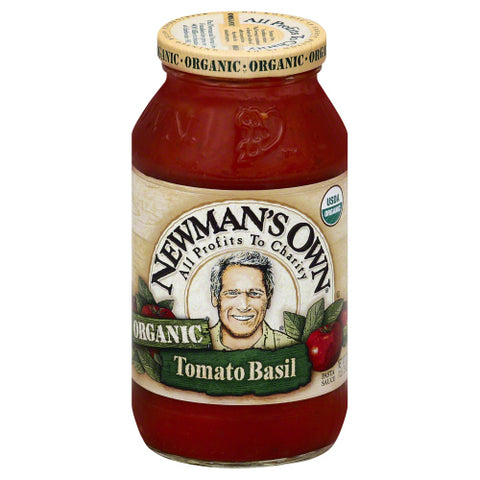 NEWMANS OWN: Sauce Spaghetti Tomato Basil, 23.5 oz