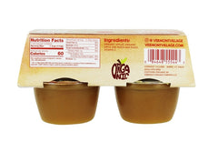 VERMONT VILLAGE CANNERY: Organic Unsweetened Applesauce with Peaches 4 Cups, 16 oz