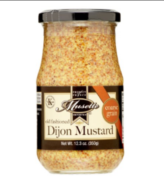 MUSETTE: Dijon Mustard Coarse Grain, 12.3 oz