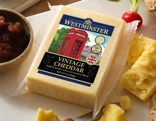 SOMERDALE: Westminster Vintage Cheddar Cheese, 7 oz
