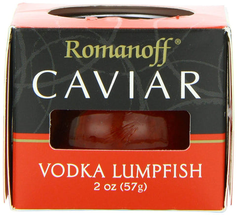 ROMANOFF: Red Vodka Lumpfish Caviar, 2 oz