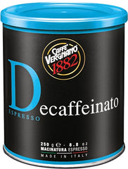 CAFE VERGNANO: Espresso Ground Decaf, 8.8 oz