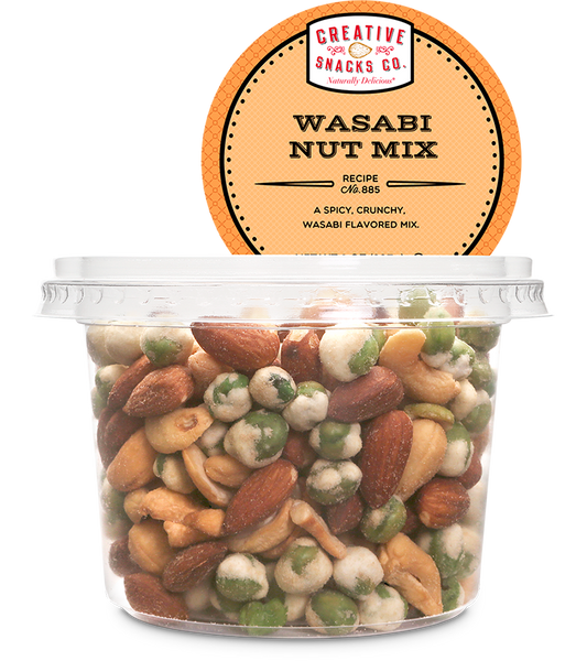 CREATIVE SNACK: Wasabi Nut Mix Cup, 8 oz