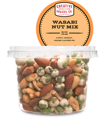 CREATIVE SNACK: Wasabi Nut Mix Cup, 8 oz