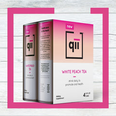 QII: White Peach Tea 4 Pack, 32 oz