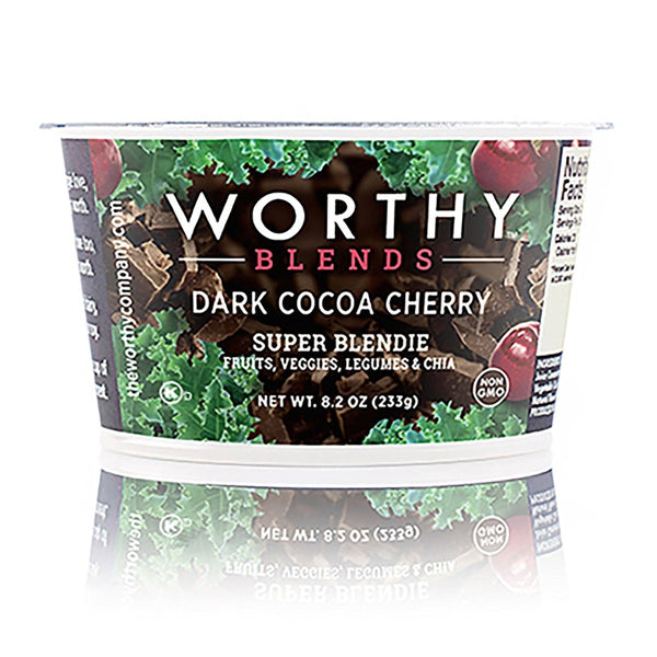 WORTHY BLENDS: Super Blendie Dark Cocoa Cherry, 8.2 oz