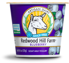 REDWOOD HILL FARM: Blueberry Goat Milk Yogurt, 6 oz